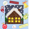 Winter House Counted Cross Stitch Kit by Luca-S