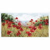 Clifftop Poppies Counted Cross Stitch Kit by Maia