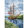 With The Flavour of Salt, Wind and Sun Cross Stitch Kit By RTO