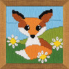 Fox in Daisies Long Stitch Kit by Riolis