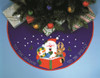 Crafts Carolling Santa Tree Skirt Christmas Tree Skirts Kit By Design Works