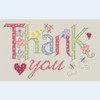 Thank you Cross stitch Chart Only by Nia