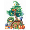 Treehouses: Generous Cross Stitch Kit By Andriana