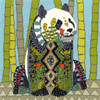 Jewelled Panda Cross Stitch Kit by Sharon Turner