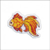 Fish Badge Cross Stitch Kit On Plastic Canvas by Oven