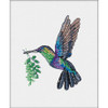 Rainbow Bird Cross Stitch Kit On Water Soluble Canvas By Oven