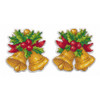 Christmas Bells Bauble Cross Stitch Kit On Plastic Canvas By Oven