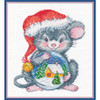 Mouse With Ball Cross Stitch Kit By Oven