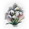 Snowdrops Cross Stitch Kit By Oven