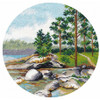 Miniature Ladoga Shore Cross Stitch Kit By Oven