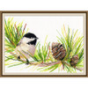 Chickadee Cross Stitch Kit By Oven