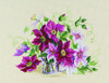 Clematis Counted Cross Stitch Kit By Riolis