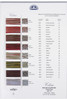 DMC Coloris Shade Card with threads