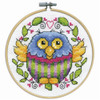Owl with Hoop Counted Cross Stitch Kit by  Design Works