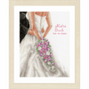 Wedding Couple Cross Stitch Kit by Vervaco