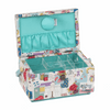 Medium Sewing Box: PVC Handle: Sew Retro by Hobby Gift