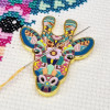 Mandala Giraffe Needle Minder by Meloca Designs