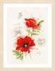 Poppies Counted Cross Stitch Kit by Lanarte