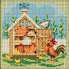 Chicks Hotel Cross Stitch and Bead kit From Mill Hill