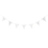Bunting: Welcome: White with Gold Glitter