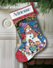 Cute Carolers Stocking Counted Cross Stitch Kit by Dimensions