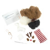 Needle Felting Kit: Reindeer with Scarf