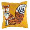 Half Cross Stitch Kit: Cushion: Fox by Trimits