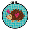 Little Hedgehog Learn-a-Craft Felt Applique Kit with Hoop by Dimensions