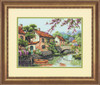 Village Canal Gold: Counted Cross Stitch Kit by Dimensions