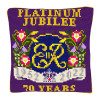 Floral Platinum Jubilee Cushion Tapestry Kit By Briganita