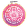 Mandala Crewel Embroidery Kit with Hoop by Dimensions