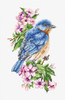 Bluebird on a Branch Counted Cross Stitch Kit By Luca S