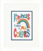 Kindness Colours Counted Cross Stitch Kit by Dimensions