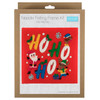 Needle Felting Kit with Frame: Ho Ho Ho
