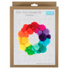 Pom Pom Wreath Kit: Rainbow