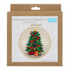 Punch Needle Kit: Floss and Hoop: Christmas Tree