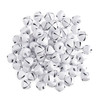 Bells: Jingle: 10mm: White: Pack of 100 by Trimits