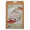 Wonderful Time Embroidery Hoop Kit By Anchor