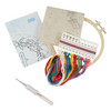 Floral Monogram Punch Needle Kit: Floss & Hoop by Trimits