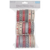 Ribbon and Trim Bag: Assorted Scandi Christmas Designs: 18 Pieces by Trimits
