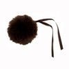 Pom Pom: Faux Fur: 11cm: 1 Piece: Brown