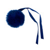 Pom Pom: Faux Fur: 6cm: 1 Piece: Blue