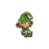 Gold Elf Counted Cross Stitch Kit On Wood By Kind Fox