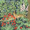 Greenery Hares Counted Cross Stitch Kit By Bothy Threads