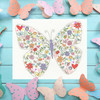 Lovely Butterfly Counted Cross Stitch Kit By Bothy Threads