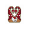 Gnomes in Love Counted Cross Stitch Kit on Wood By Kind Fox