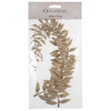 Leaves: Fern: 8 x 22cm: 1 Bunch of 2 Stems: Gold by Occasions