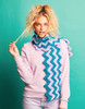 Zig Zag Scarf Crochet Kit By DMC