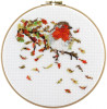 Robin in Autumn Cross Stitch Kit by Pako