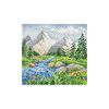 Mountain Majesty Counted Cross Stitch Kit by MP Studia